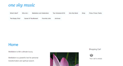 Desktop Screenshot of oneskymusic.com
